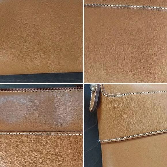 La Marthe Paris 2006 camel brown leather medium crossbody bag - Picture 16 of 16